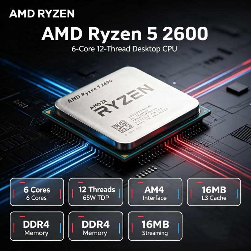 Pc Gaming Ryzen - AMD 라이젠 5 2600 R5 2600