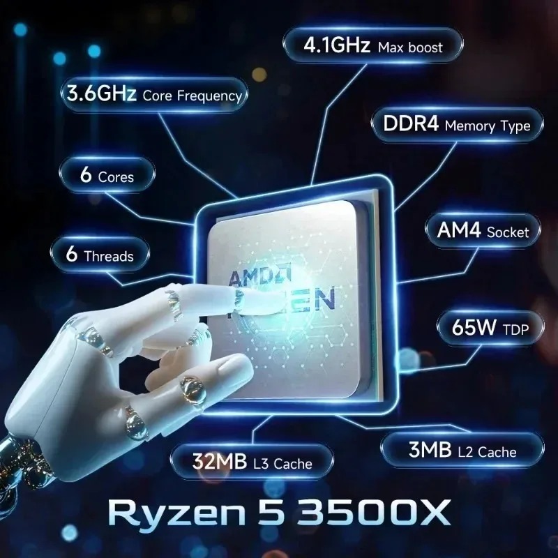 AMD R5 3500X 신형 데스크탑 CPU 3.6GH - Amd Cpu Ryzen 5 리뷰 및 가격