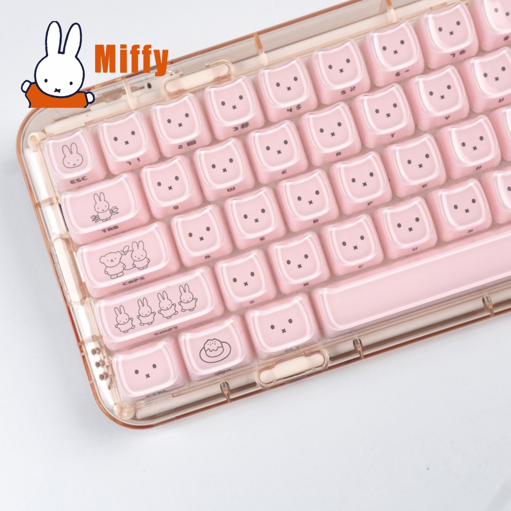 Kawaii Miffy Keycaps 귀여운 토끼 키  - Pc Gaming Essentials 리뷰 및 가격