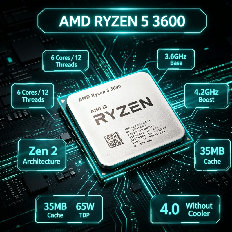 AMD 라이젠 R5 3600 게이밍 PC CPU 6코어 - Pc Gaming Ryzen 리뷰 및 가격