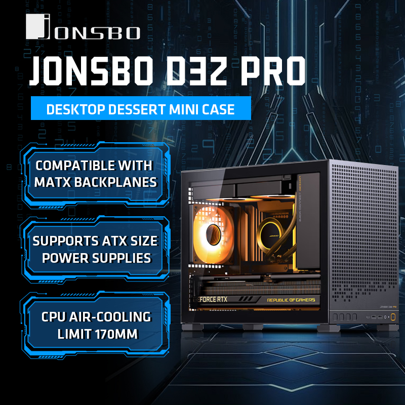 JONSBO D32 PRO 후면 플러그 마더보드 데스크 - Pc Gaming Dell 리뷰 및 가격
