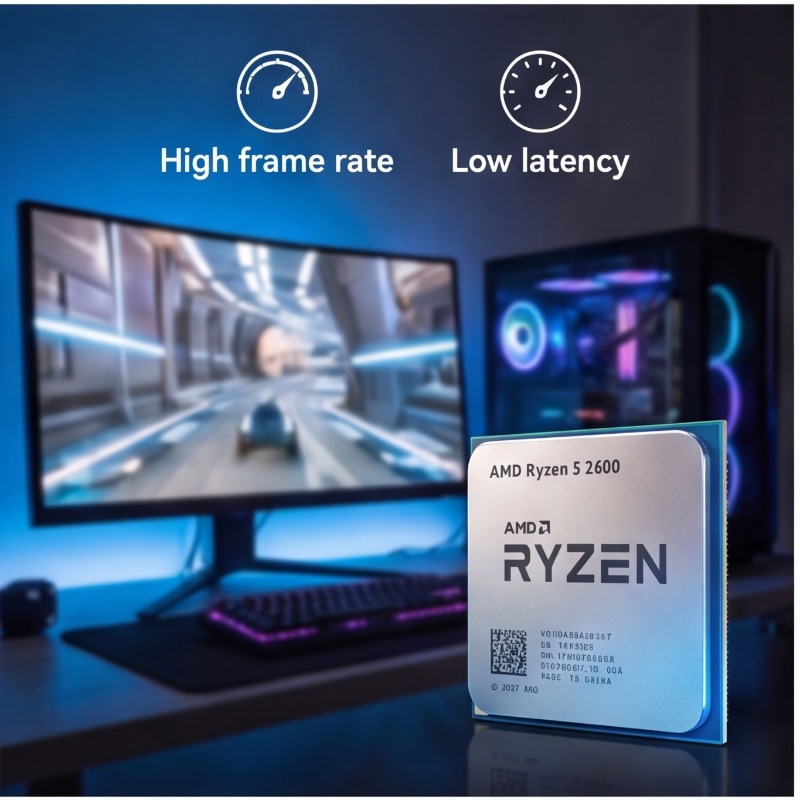 AMD 라이젠 5 2600 R5 2600 3.4GHz  - Pc Gaming Ryzen 리뷰 및 가격