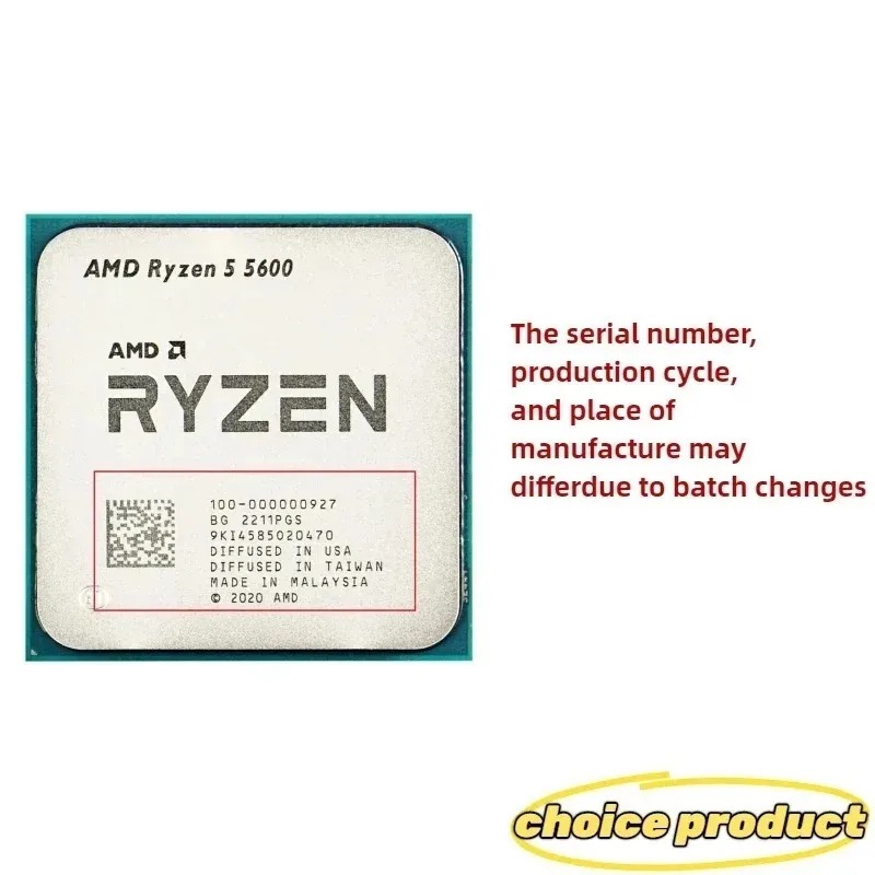 AMD 라이젠 5 5600 100% 새 제품 정품 CP - Amd Cpu Ryzen 5 리뷰 및 가격