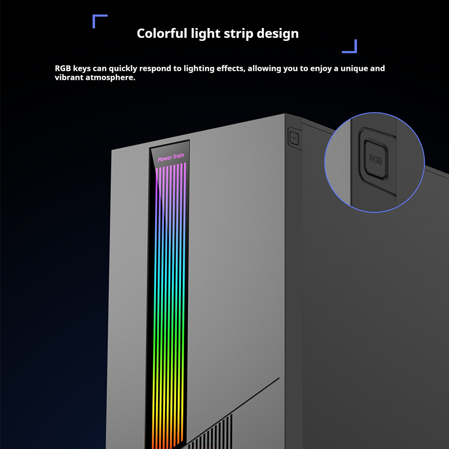 파워 트레인 ES500 M-ATX ATX RGB 라이트 - Pc Gaming Dell 리뷰 및 가격