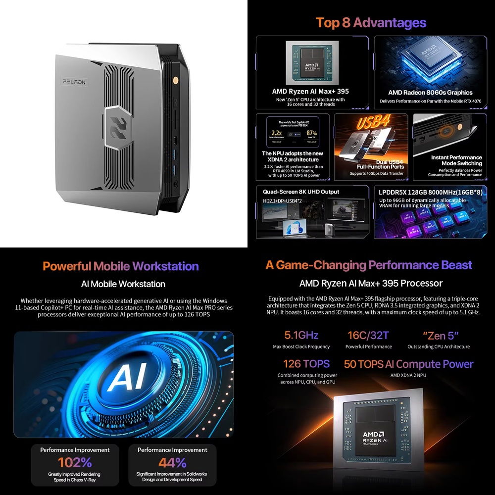 오픈클로우 라이젠 AI 맥스+ 395 미니 PC (윈도 - Pc Gaming Ryzen 리뷰 및 가격